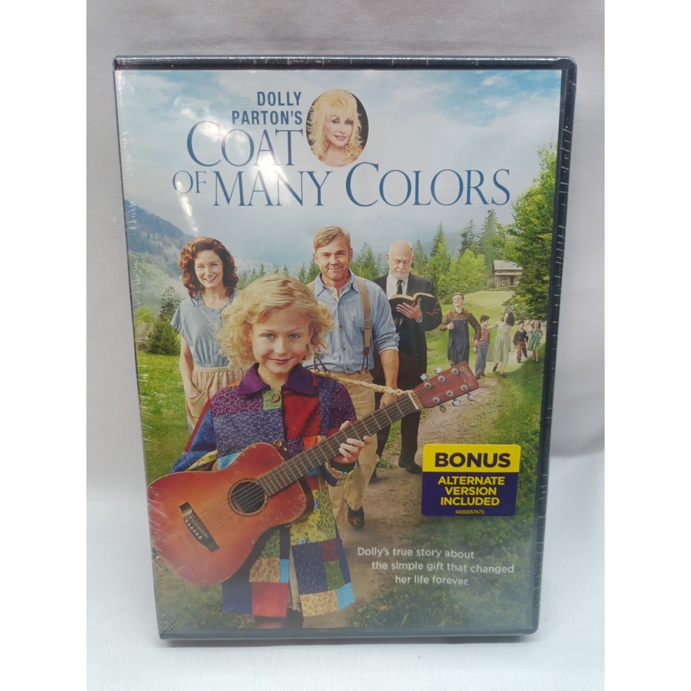 Dolly Partons Coat of Many Colors (DVD, 2016) New Sealed Alternate Version